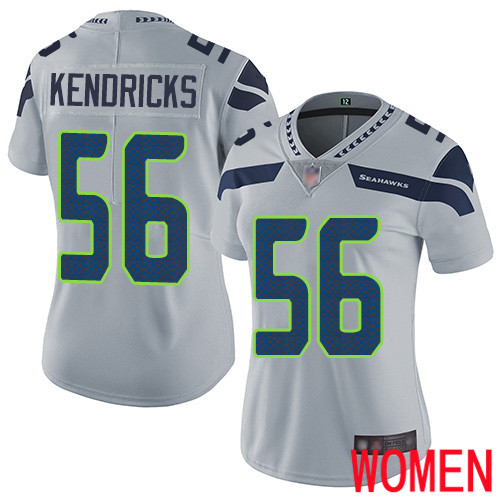 Seattle Seahawks Limited Grey Women Mychal Kendricks Alternate Jersey NFL Football #56 Vapor Untouchable